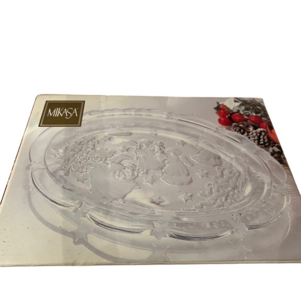 Mikasa Holiday Lights Clear Glass New In Box